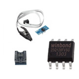 Pinça Jacaré Soic8 Adaptador 200mil 2 Eprom 25q128fv