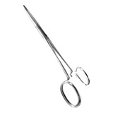 Pinça Kelly 16cm Aço Inoxidavel Curva Reta
