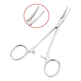 Pinça Mosquito Hemostática Reta curva 12cm Halstead Aço Inox