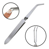 Pinça P Curvatura C Unhas Gel Acrigel Fibra Aço Inox