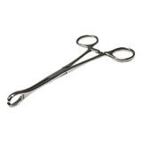 Pinça Para Aplicação De Piercing Oval Aberta 16 5cm
