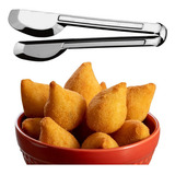 Pinça Pegador Universal Doces Salgados Lanches Em Aço Inox 2