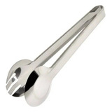 Pinça Pegador Universal Saladas Carnes Lanches Em Aço Inox