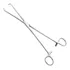 Pinça Pozzi Cirúrgica 24cm Para Colo Uterino Útero Aço Inox 