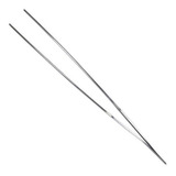 Pinça Reta Inox 26cm Planta Água Paisagismo Aquários Jardim