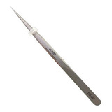 Pinça Reta Ultra Fina Antiestáticas Vetus Esd Ss jp Prata