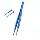 Pinças De Liga De Titânio Pinças De Reparo Profissional Impressão Digital Linha Mosca Telefone Placa Mãe Precisa Antimagnética Eletrônica Pinças Conjunto De Pinças De Precisão Cor Curva 