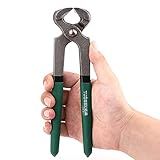 Pinças Para Cavalo Pinças Para Aparador De Casco De Aço Ferramenta Aparar Ferrador Para Limpeza De Ferradura Alicate Para Ferradura Ferramenta De Corte Para Gado De Fazenda Porco Cavalo Portátil