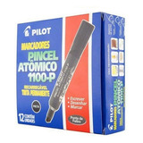 Pincel Atômico Pilot 1 100 p Preto Cx C 12 Un 