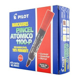 Pincel Atômico Pilot 1 100 p Vermelho Cx C 12 Un 