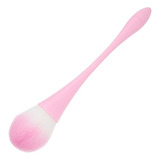 Pincel Espanador Pó Para Unhas De Gel Escova Limpeza Pompom Cor Rosa