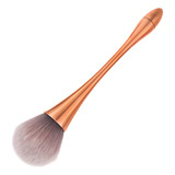 Pincel Espanador Pó Para Unhas De Gel Escova Limpeza Pompom Cor Rose Gold