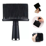 Pincel Espanador Profissional Barbeiro Cabeleireiro Barba Cor Preto
