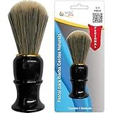 Pincel Para Barba NYBC Beauty Cerdas Naturais Cabo Plástico E Lã De Nylon