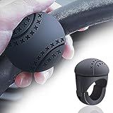 Pincuttee Giratório De Volante- Puxador De Volante- Silicone Macio E Rolamentos De Metal Manopla De Carro Giratório De Volante Para Carro-trator-caminhões-barco-cortadores De Relva-empilhadeiras -redondo-preto- 1 Peça-