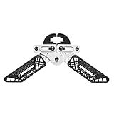 Pine Ridge Archery Suporte De Arco Unissex Adulto Kwik Branco Preto Universal EUA