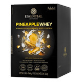 Pineapple Whey Essential Abacaxi E Água De Coco Cx 15 Sachês