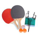 Ping Pong Tênis De Mesa 2 Raquetes   3 Bolinhas   1 Rede