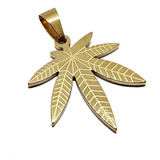 Pingente Aco Inox Dourado