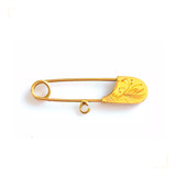 Pingente Alfinete Joaninha Ouro