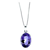 Pingente Ametista Natural Oval