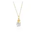 Pingente Anjo Da Guarda Anjinho Com Corrente 45cm Ouro 18k