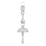 Pingente Berloque Bailarina Cristal