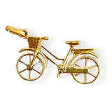 Pingente Bicicleta De Ouro