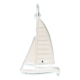 Pingente Catamarã Hobie Cat Em Prata 950