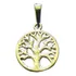 Pingente Celta Small Tree Life Árvore Vida - Prata Ouro 0,85