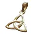 Pingente Celta Triquetra Classic - Prata Ouro 18k - 1,5 Gr.