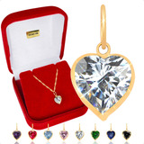 Pingente Coracao 6mm Ouro