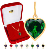 Pingente Coracao 6mm Ouro