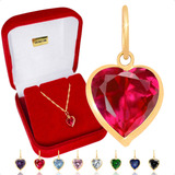 Pingente Coracao 6mm Ouro