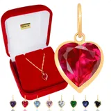Pingente Coracao 6mm Ouro