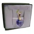 Pingente Cristal Swarovski Tanzanite Ab 1,4 Cm Folh. Ouro
