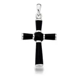 Pingente Crucifixo Onix 4cm