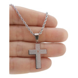 Pingente Crucifixo Corrente Masculina