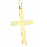 Pingente Crucifixo De Ouro 10k Unissex Masculino Feminino