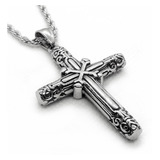 Pingente Crucifixo Masculino Corrente