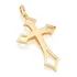 Pingente Crucifixo Masculino Grande Folheado Ouro Rommanel