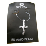 Pingente Crucifixo Prata Bali