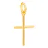 Pingente Crucifixo Religioso Rommanel Joias Ouro 18k 1,7 Cm