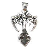 Pingente Crucifixo Rock Prata