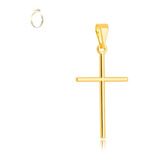 Pingente Cruz Crucifixo Banhado A Ouro 18k - Garantia 1 Ano