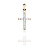 Pingente Cruz Crucifixo Cravejado