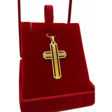 Pingente Cruz Crucifixo De Correntes De Pescoço Ouro 10k 416