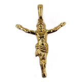 Pingente Cruz Crucifixo Jesus 100% Fabricado Em Moeda Antiga