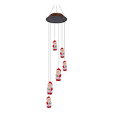 Pingente De Carrilhão De Vento De Papai Noel Com Decoração D