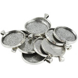 Pingente De Moldura Em Branco 43 X 34mm